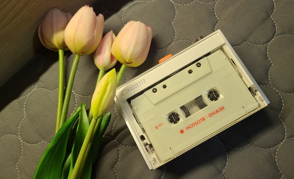 KT의 레트로 감성 카세트 테이프 'KASSETE' 모습. /사진=김경영 기자